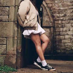 ZINA SNEAKERS ONYX EMBOSSED LEATHER - re:vita