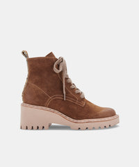 HINTO BOOTS DK BROWN SUEDE - re:vita