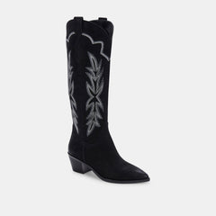 SHIREN BOOTS BLACK NUBUCK - re:vita