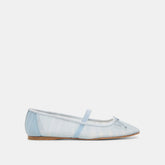 RAEVEN BALLET FLATS LIGHT BLUE TULLE - re:vita