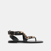 JAYDE SANDALS BLACK LEATHER