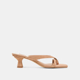 BREVEL HEELS TOFFEE SUEDE