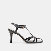 LIANE HEELS MIDNIGHT CRINKLE PATENT