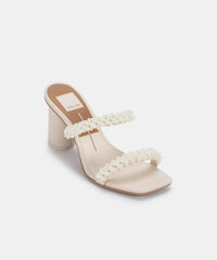 NOEL HEELS VANILLA PEARLS - re:vita