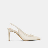 YELA HEELS WHITE TULLE - re:vita