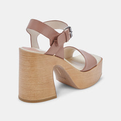 WALLIS HEELS CAFE LEATHER - re:vita