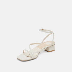 KARLOS SANDALS BONE LEATHER