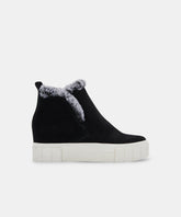 ZALI SNEAKERS BLACK SUEDE - re:vita