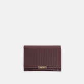 MINI-ME WALLET BURGUNDY WOVEN STELLA