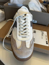 NOTICE WIDE SNEAKERS WHITE GREY LEATHER - re:vita