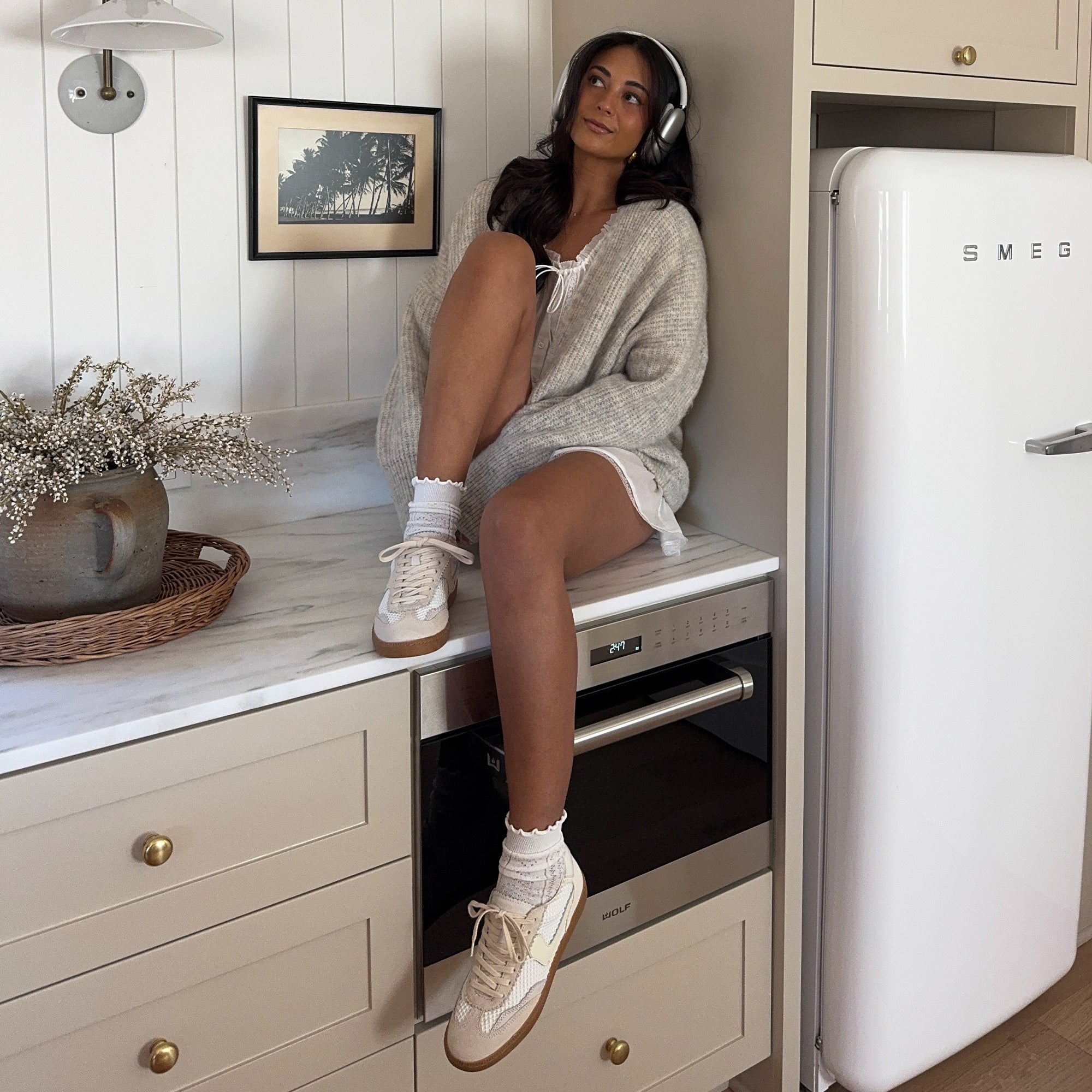 NOTICE MESH SNEAKERS WHITE WOVEN MESH - re:vita
