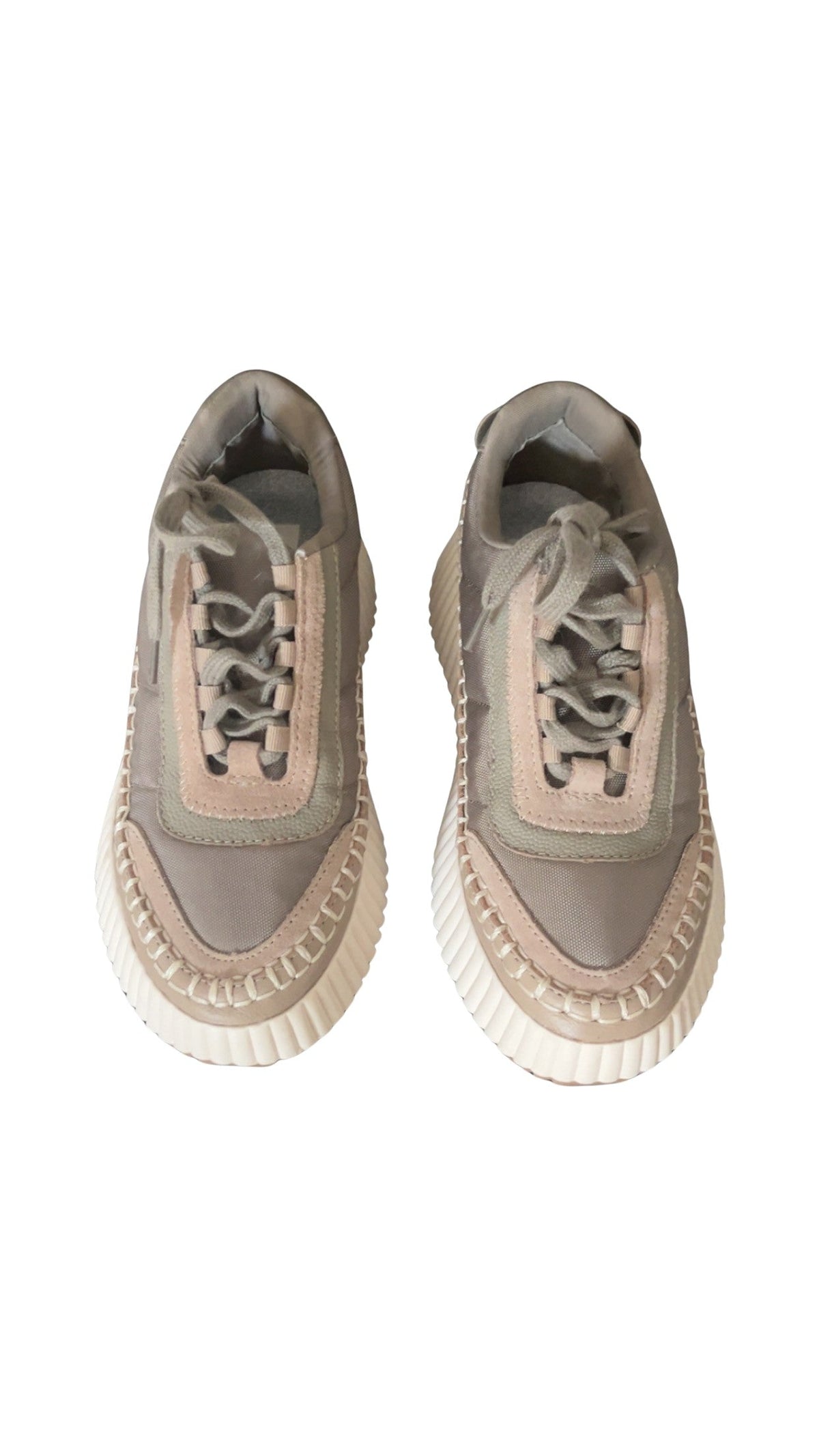 DOLEN NYLON SNEAKERS DK TAUPE NYLON - re:vita
