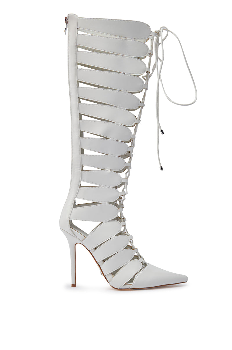 AZALEA WANG BASTIAN WHITE BOOT