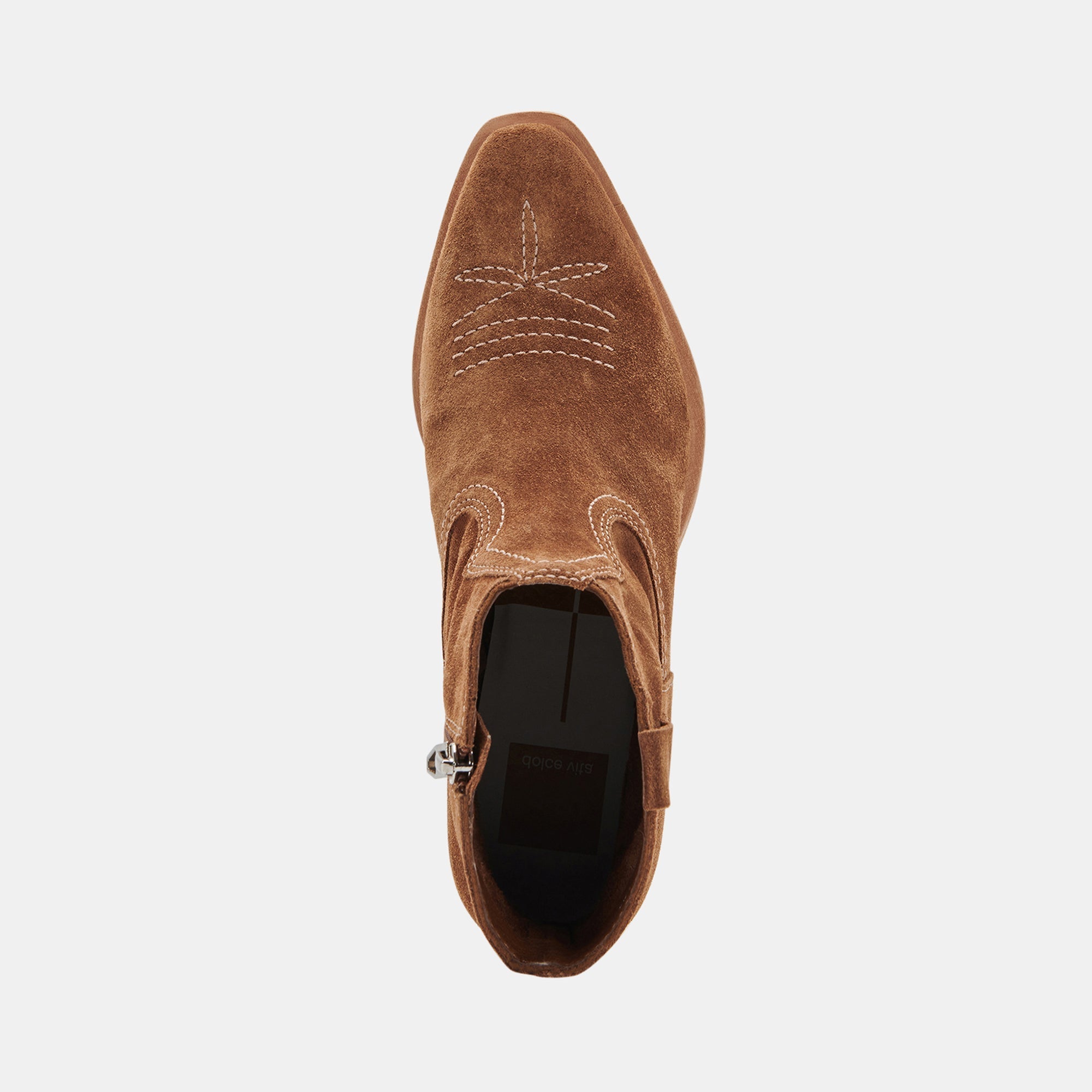 SILMA BOOTIES DK BROWN SUEDE - re:vita