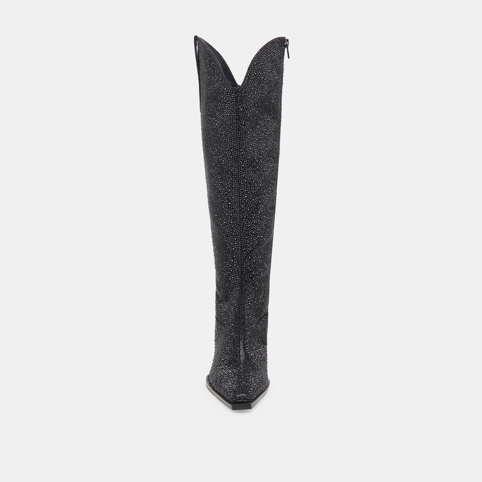 ARIANA CRYSTAL BOOTS BLACK METALLIC CRYSTAL