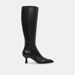 AUGGIE BOOTS BLACK LEATHER - BLACK LEATHER / 8.5 / V001 - re:vita