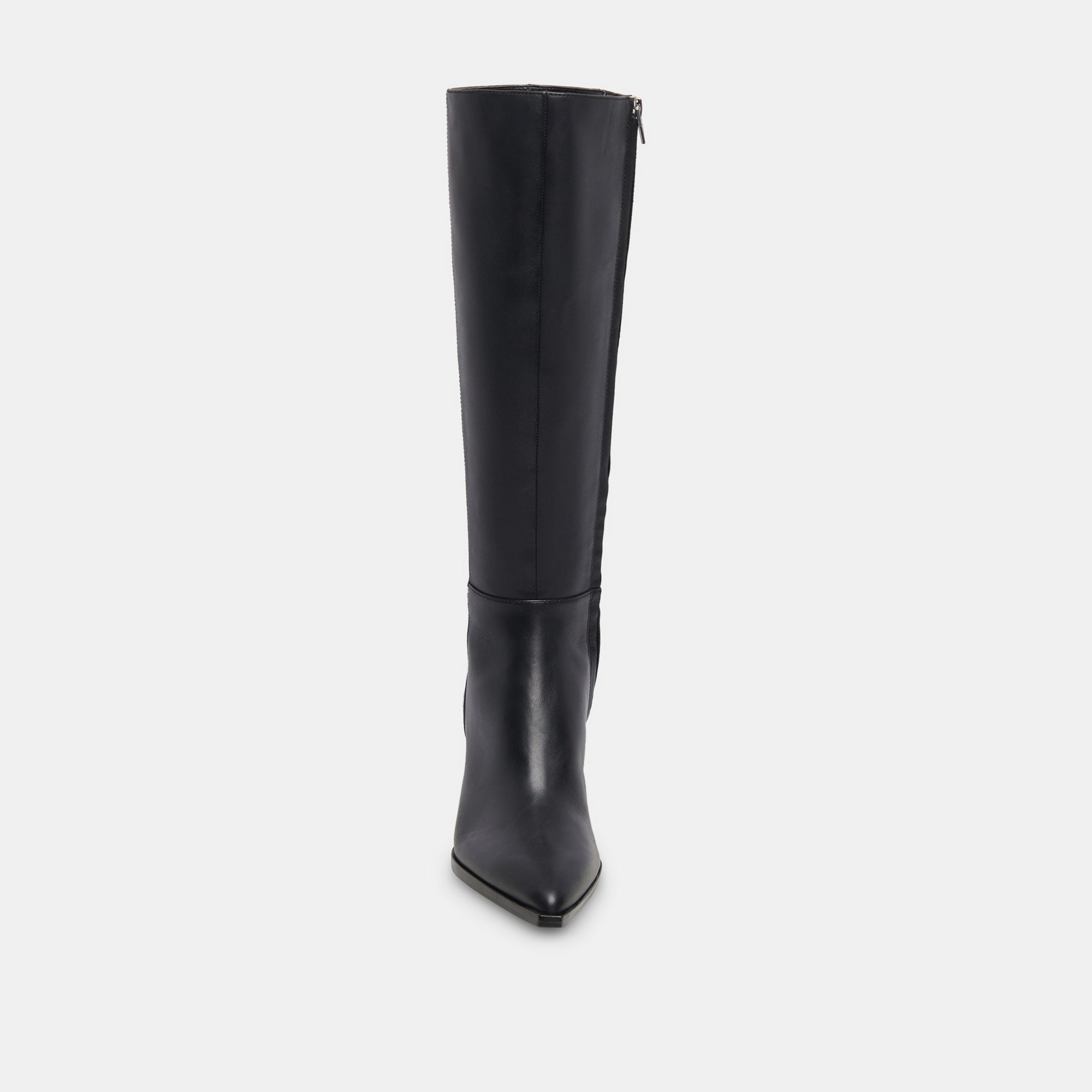 AUGGIE WIDE CALF BOOTS BLACK LEATHER - re:vita