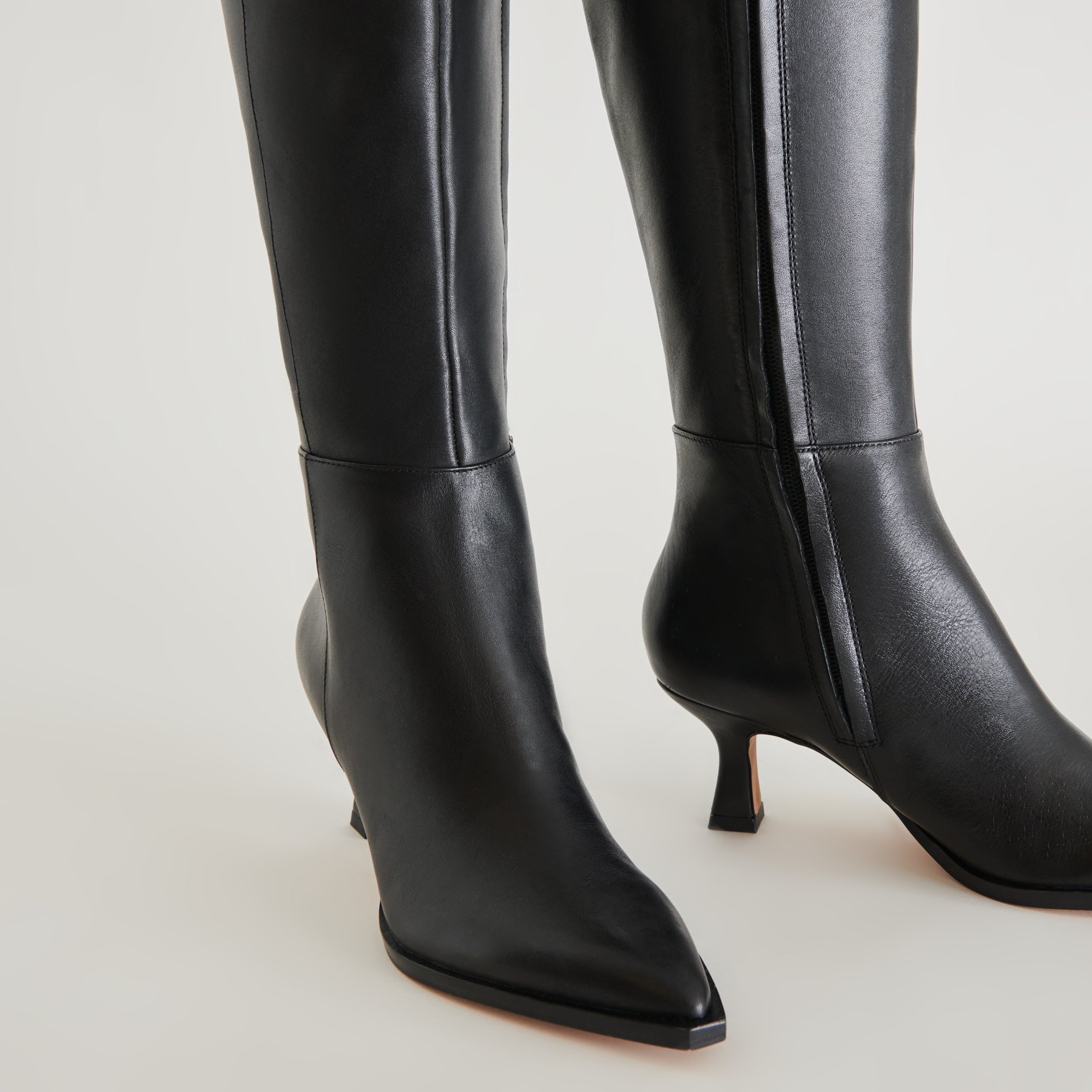 AUGGIE BOOTS BLACK LEATHER - BLACK LEATHER / 8.5 / V001 - re:vita