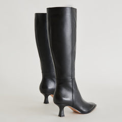 AUGGIE BOOTS BLACK LEATHER - BLACK LEATHER / 8.5 / V001 - re:vita