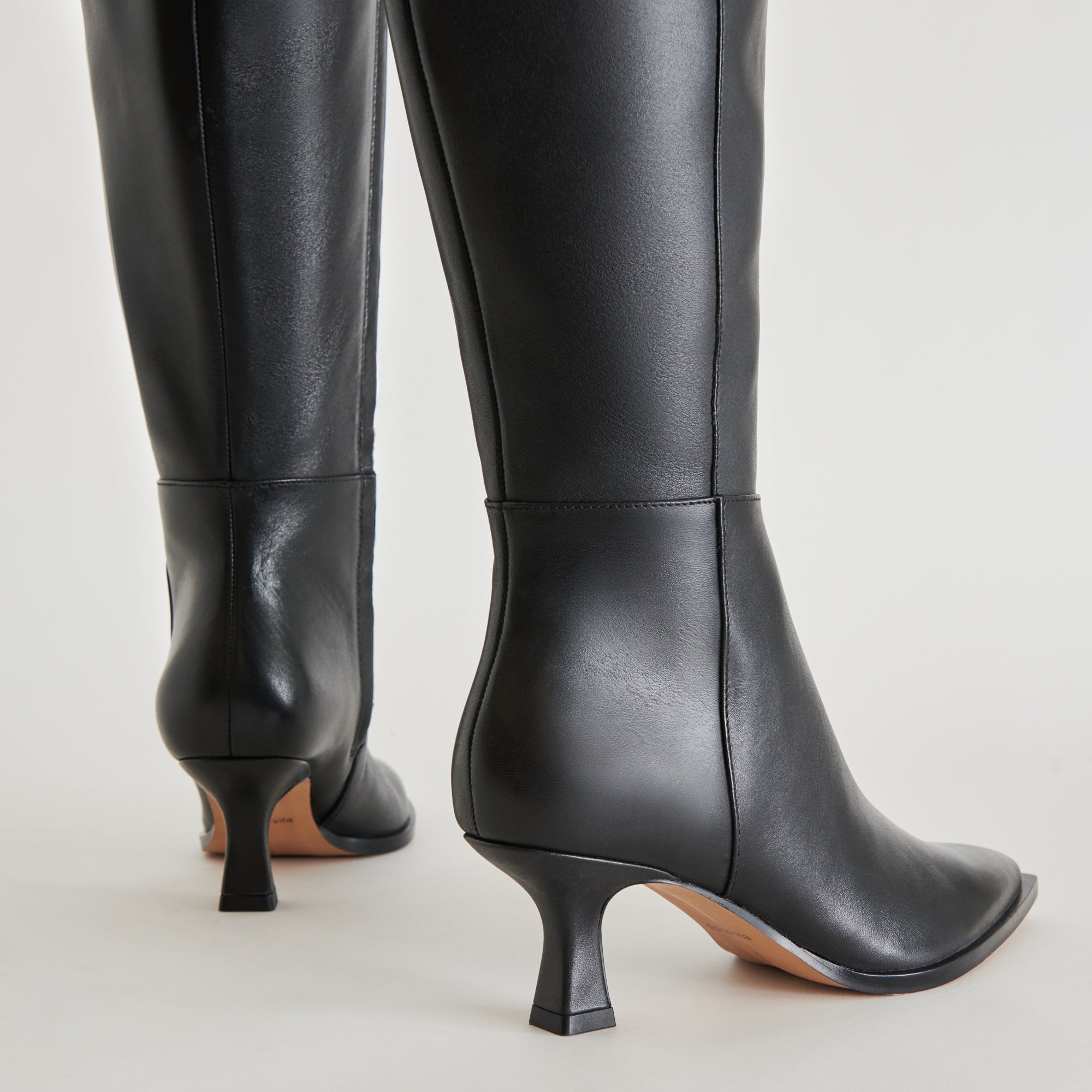 AUGGIE BOOTS BLACK LEATHER - BLACK LEATHER / 8.5 / V001 - re:vita