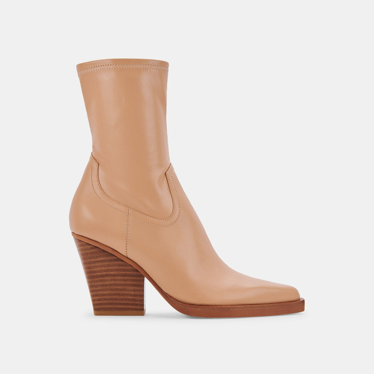 BOYD BOOTS TAN LEATHER - re:vita