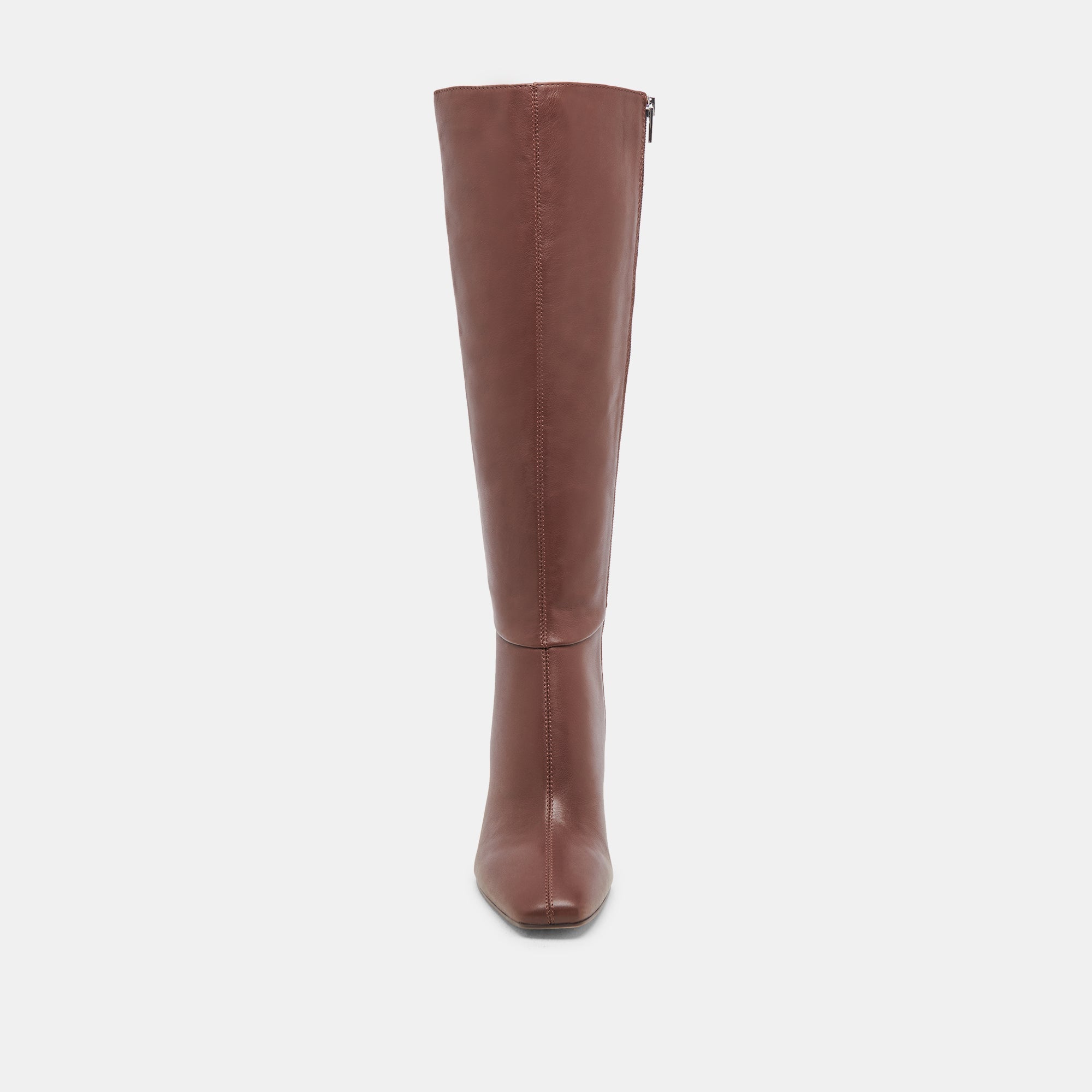 GYRA EXTRA WIDE CALF BOOTS CHOCOLATE LEATHER - re:vita