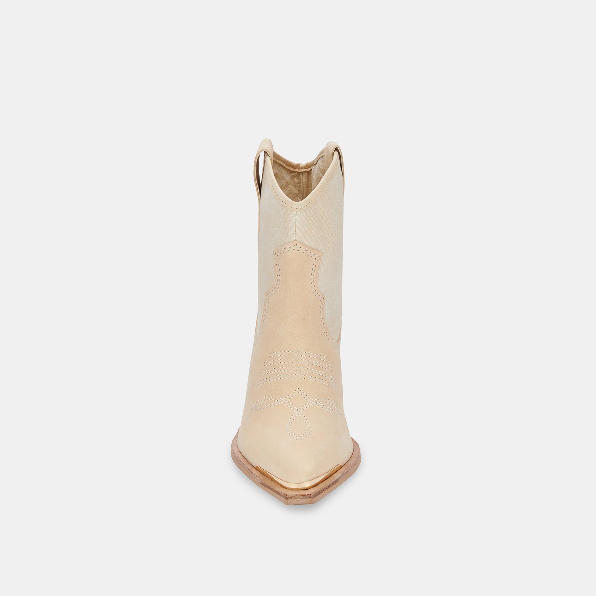 NASHE BOOTIES VANILLA NUBUCK - re:vita
