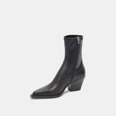 RUTGER BOOTS BLACK LEATHER - re:vita