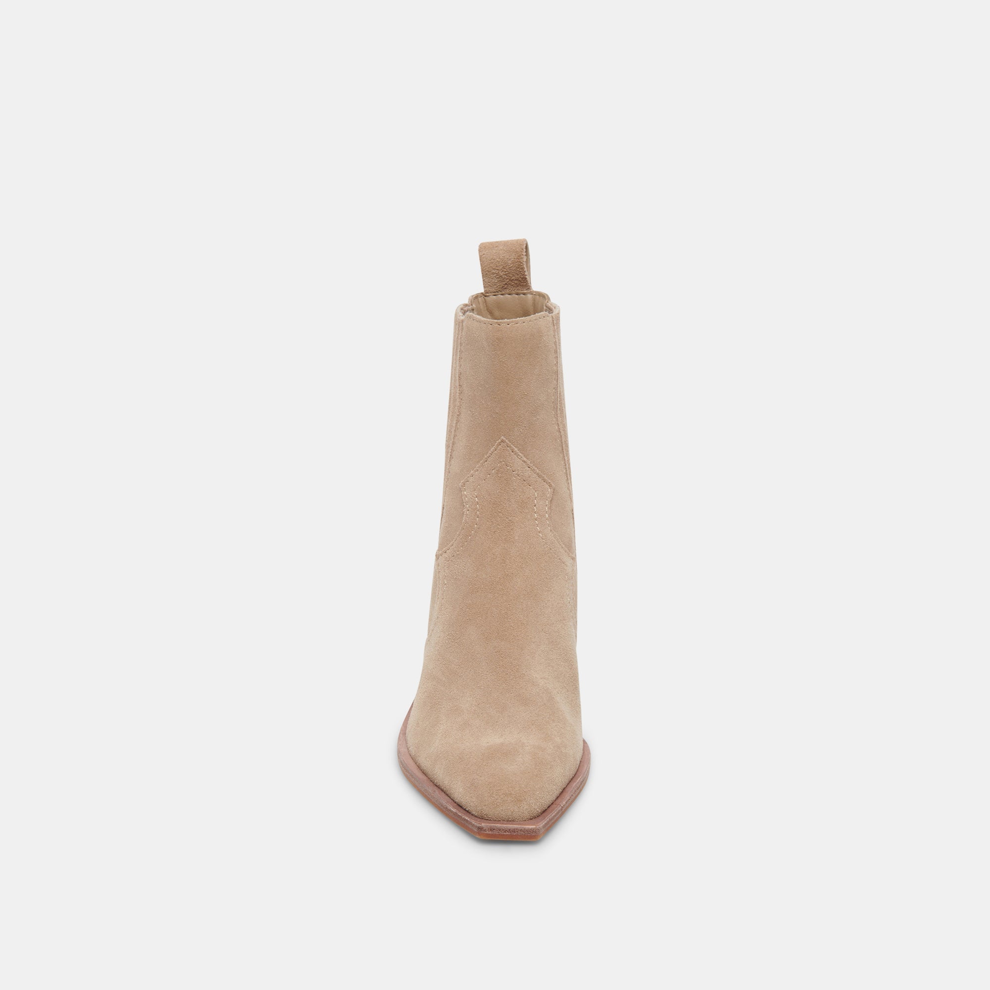 SENNA BOOTIES ALMOND SUEDE - re:vita