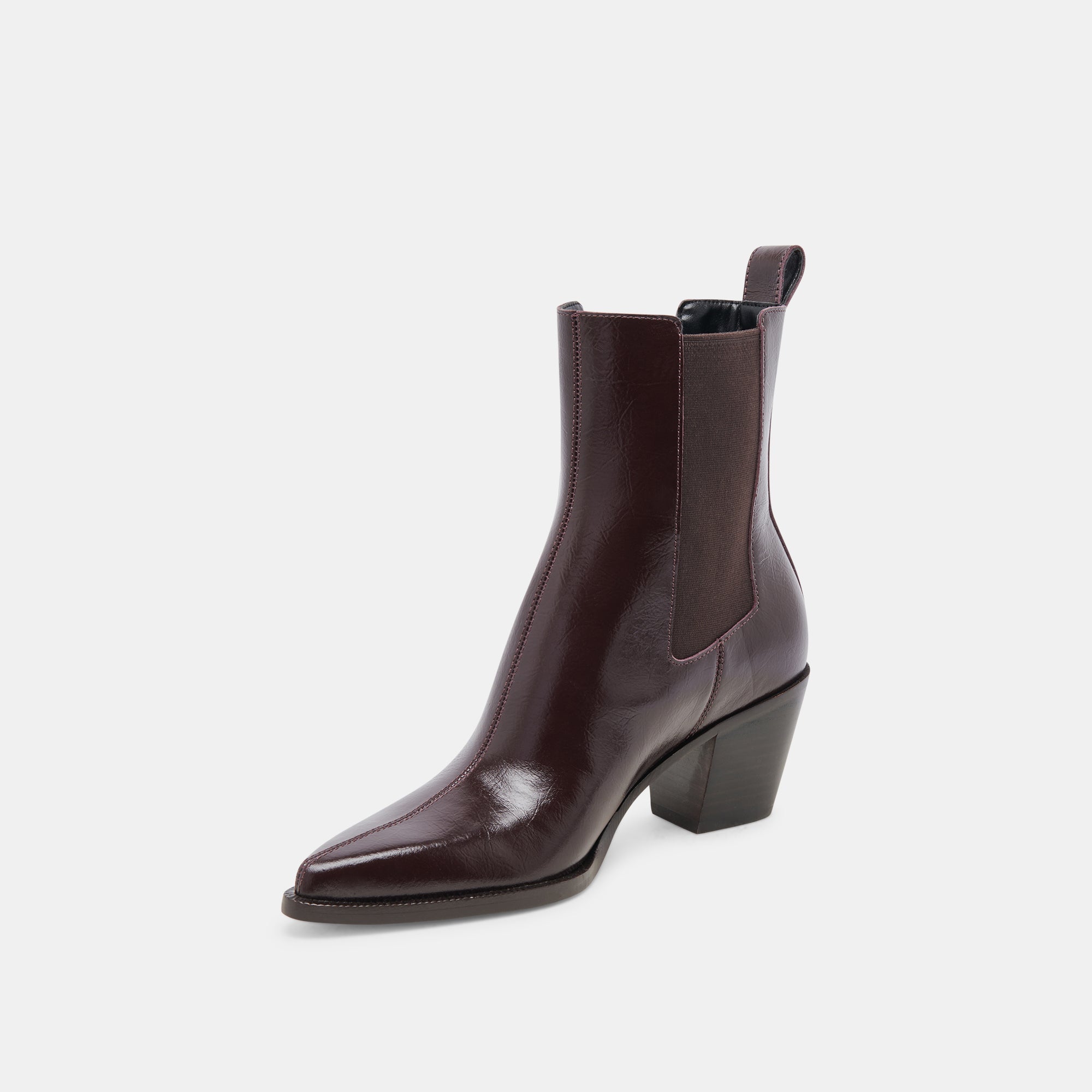 SHADIE H2O BOOTIES MULBERRY CRINKLE PATENT
