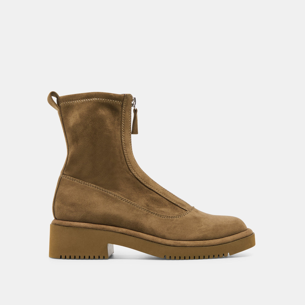 SHANTE BOOTS DK OLIVE STELLA SUEDE - re:vita