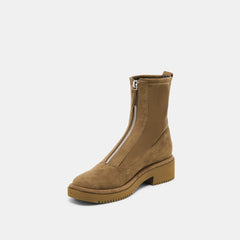 SHANTE BOOTS DK OLIVE STELLA SUEDE - re:vita