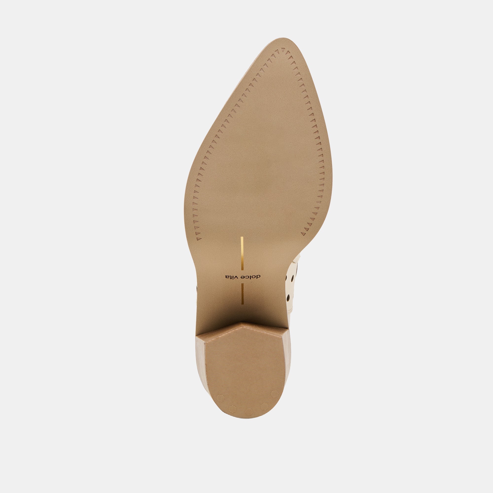 ZENOBI BOOTIES OFF WHITE LEATHER - re:vita
