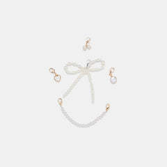 VIPER SNEAKERS SNAKE PRINT + PEARL CHARM BUNDLE