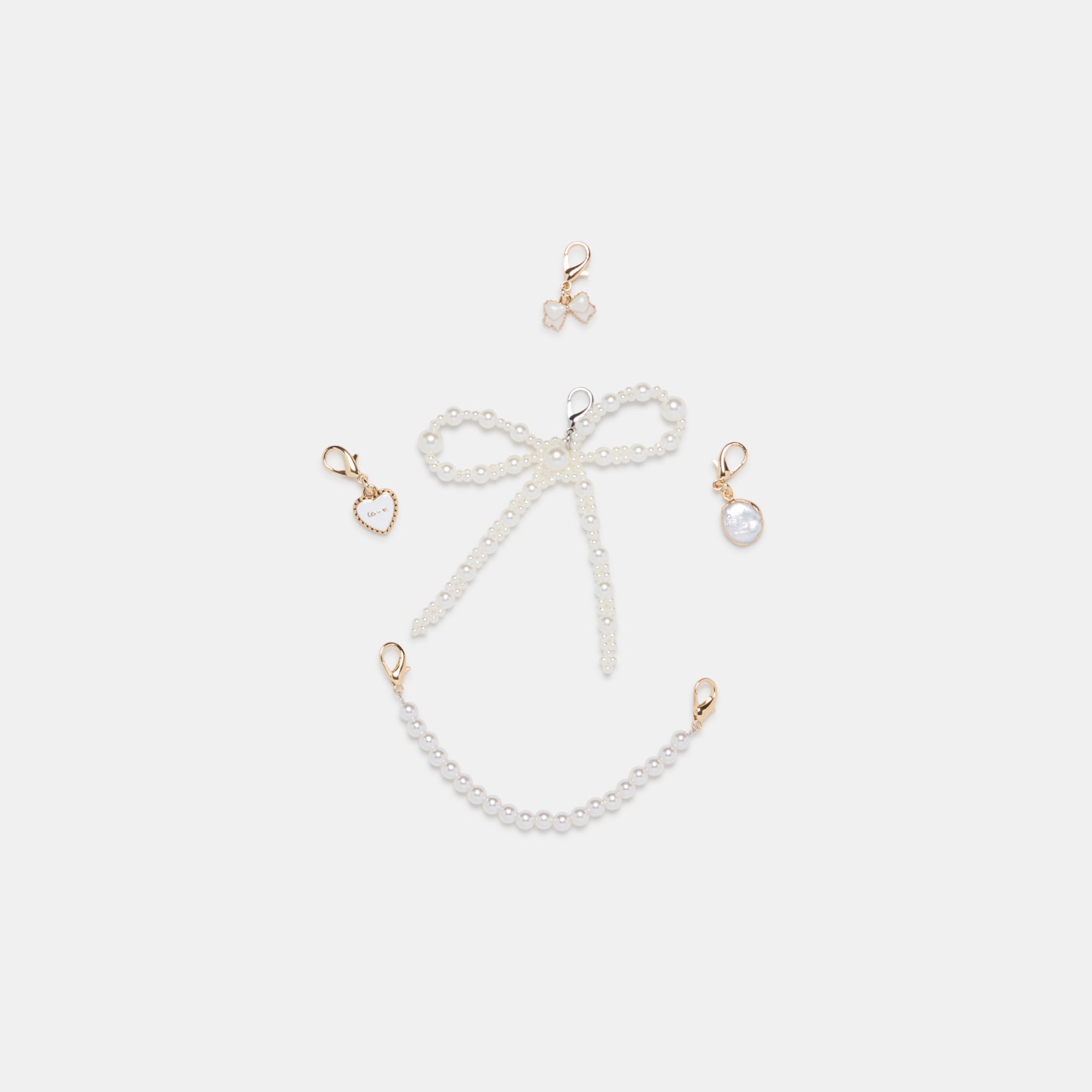 VIPER SNEAKERS DK BROWN SUEDE + PEARL CHARM BUNDLE