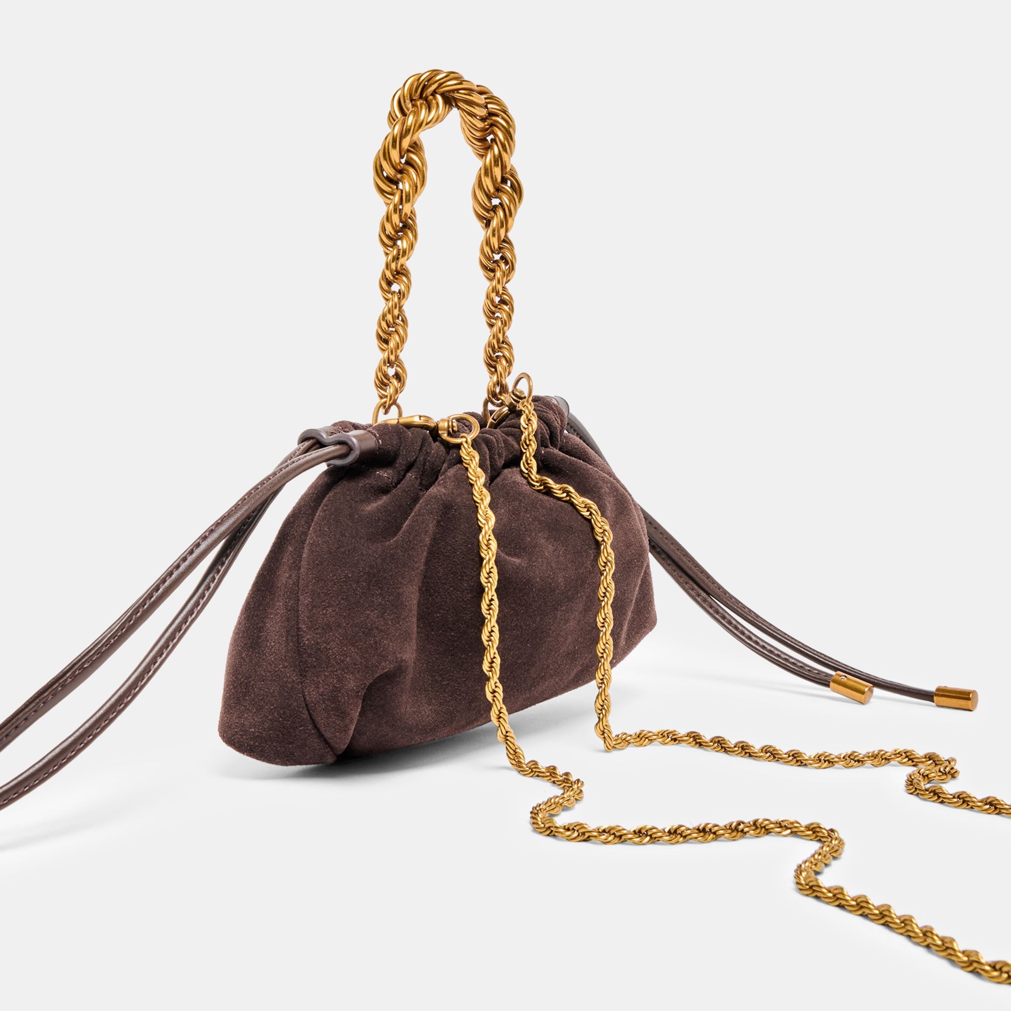 CLEO CROSSBODY ESPRESSO SUEDE