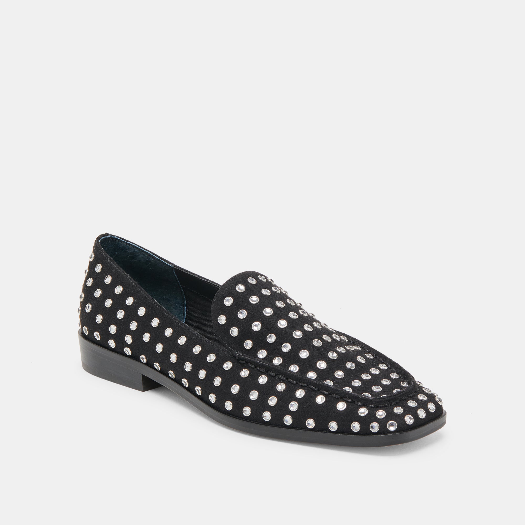 BENY CRYSTAL STUD FLATS BLACK CRYSTAL - re:vita