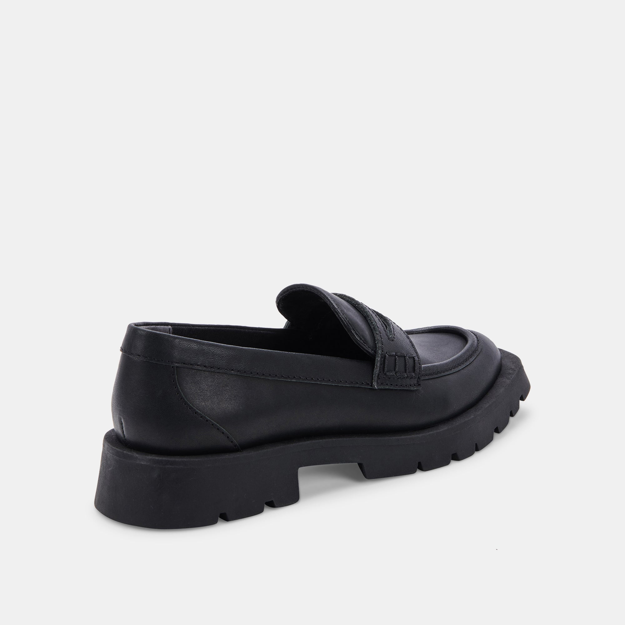 ELIAS FLATS BLACK LEATHER - re:vita