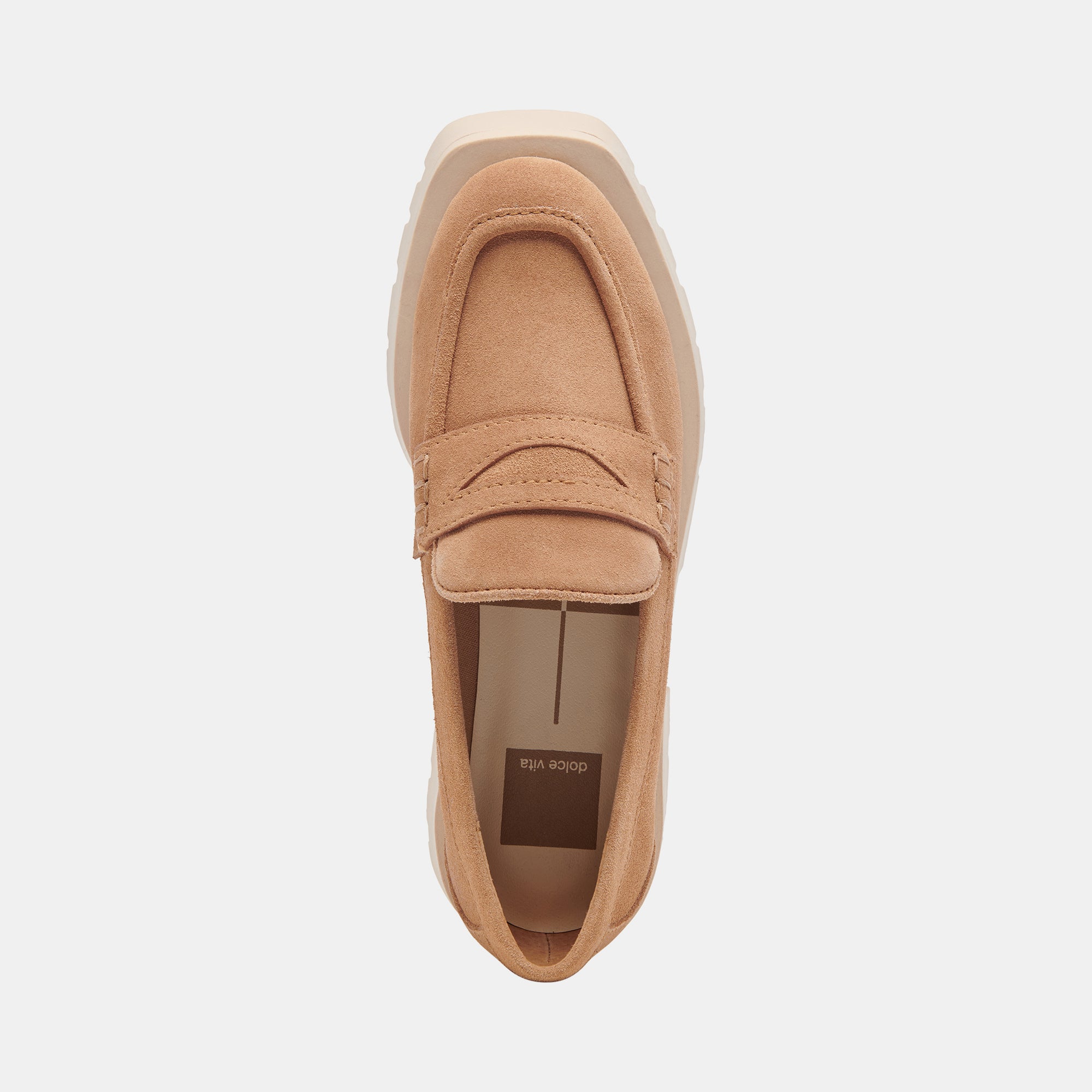 ELIAS FLATS TOFFEE SUEDE - re:vita