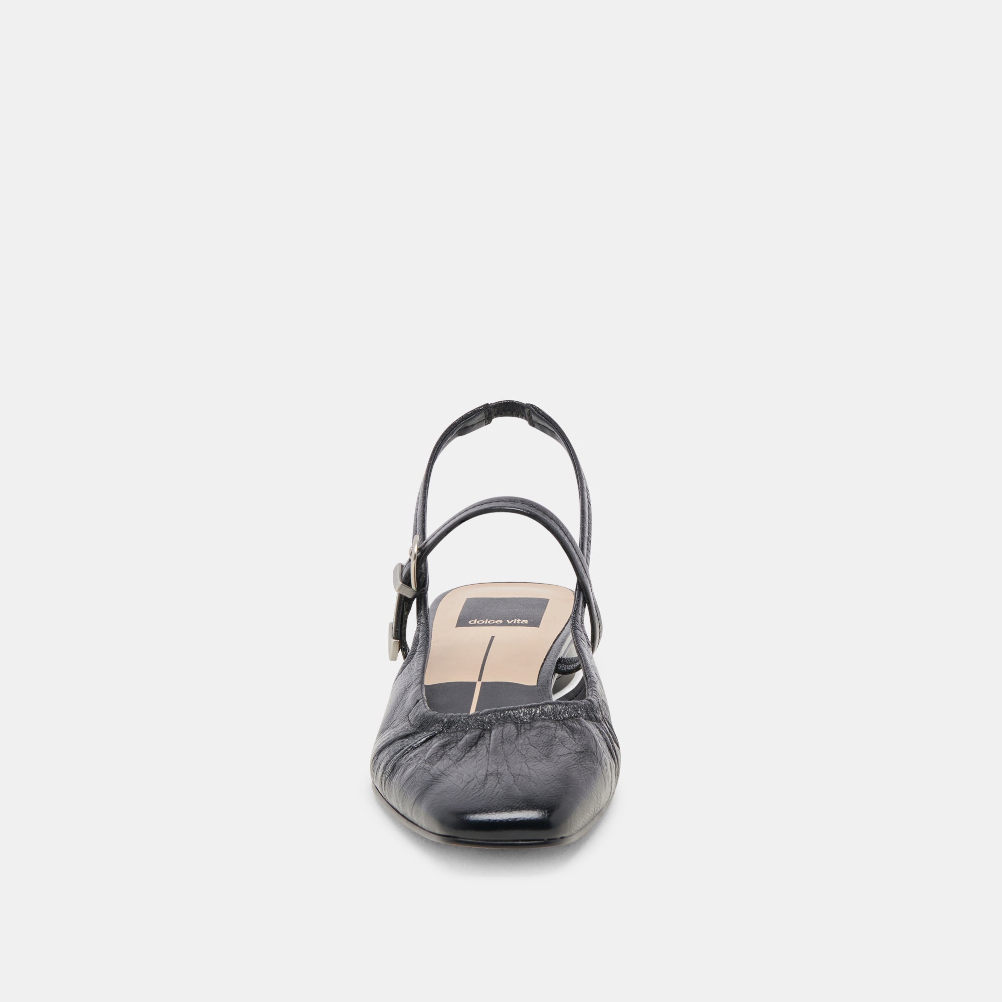 RIANNE FLATS MIDNIGHT CRINKLE PATENT - re:vita