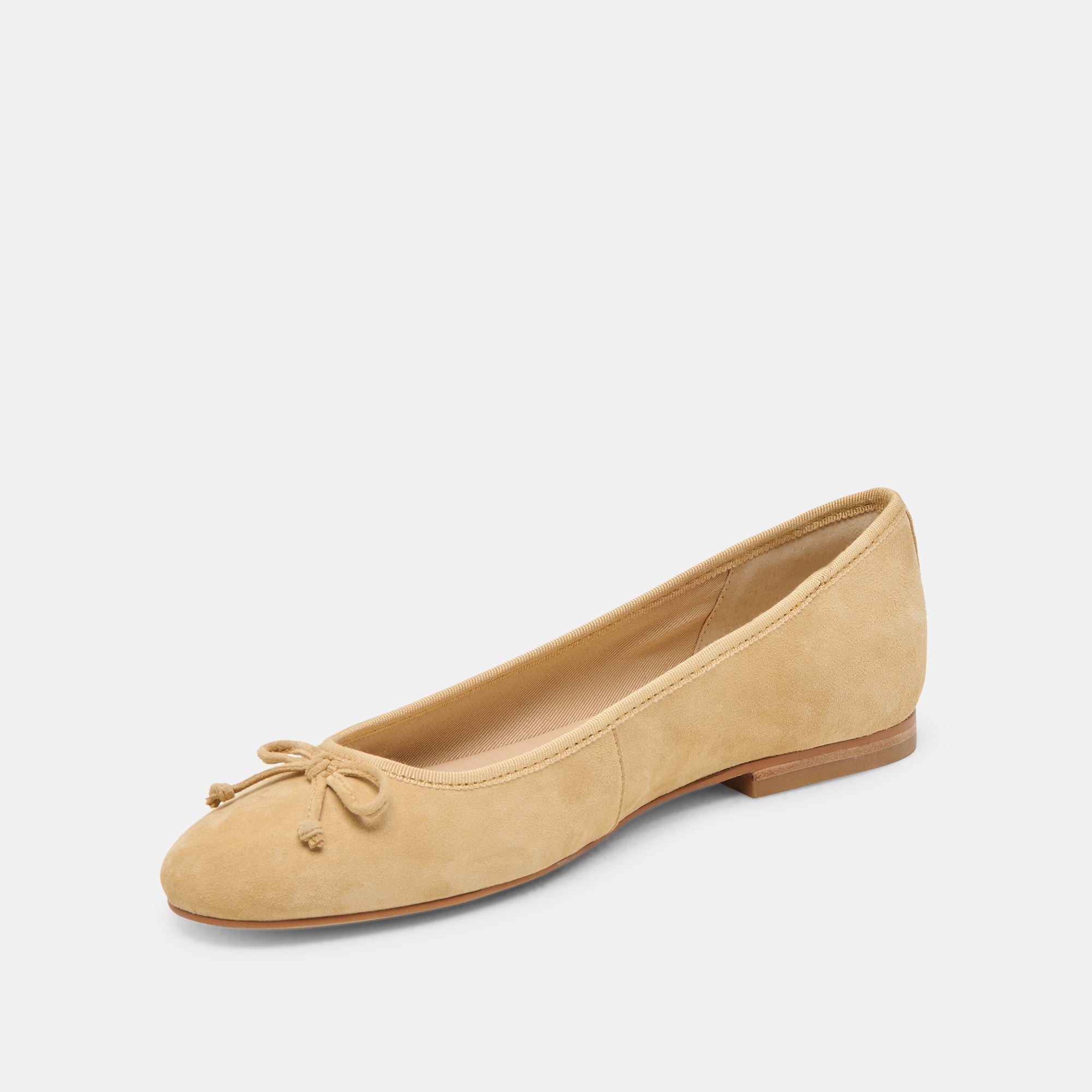 RITLA BALLET FLATS HONEY SUEDE - re:vita