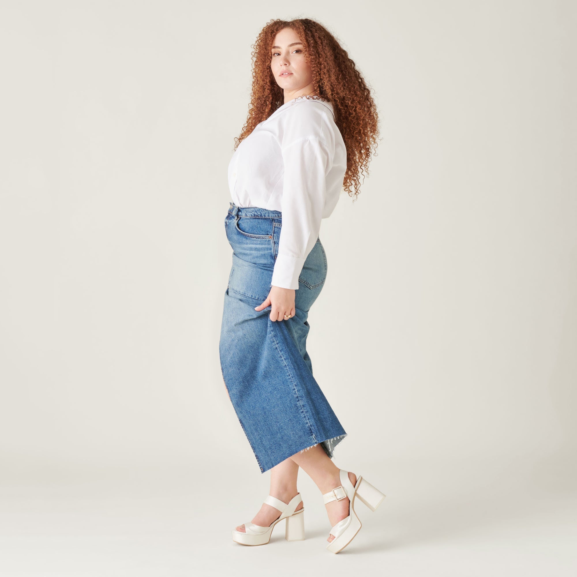 BOBBY PEARL HEELS WHITE PEARLS - re:vita