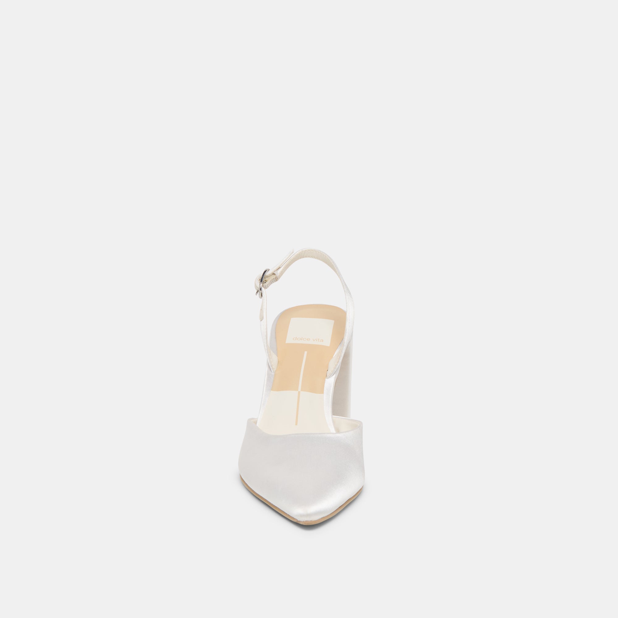 CAREL HIGH HEELS TRUE WHITE SATIN - re:vita