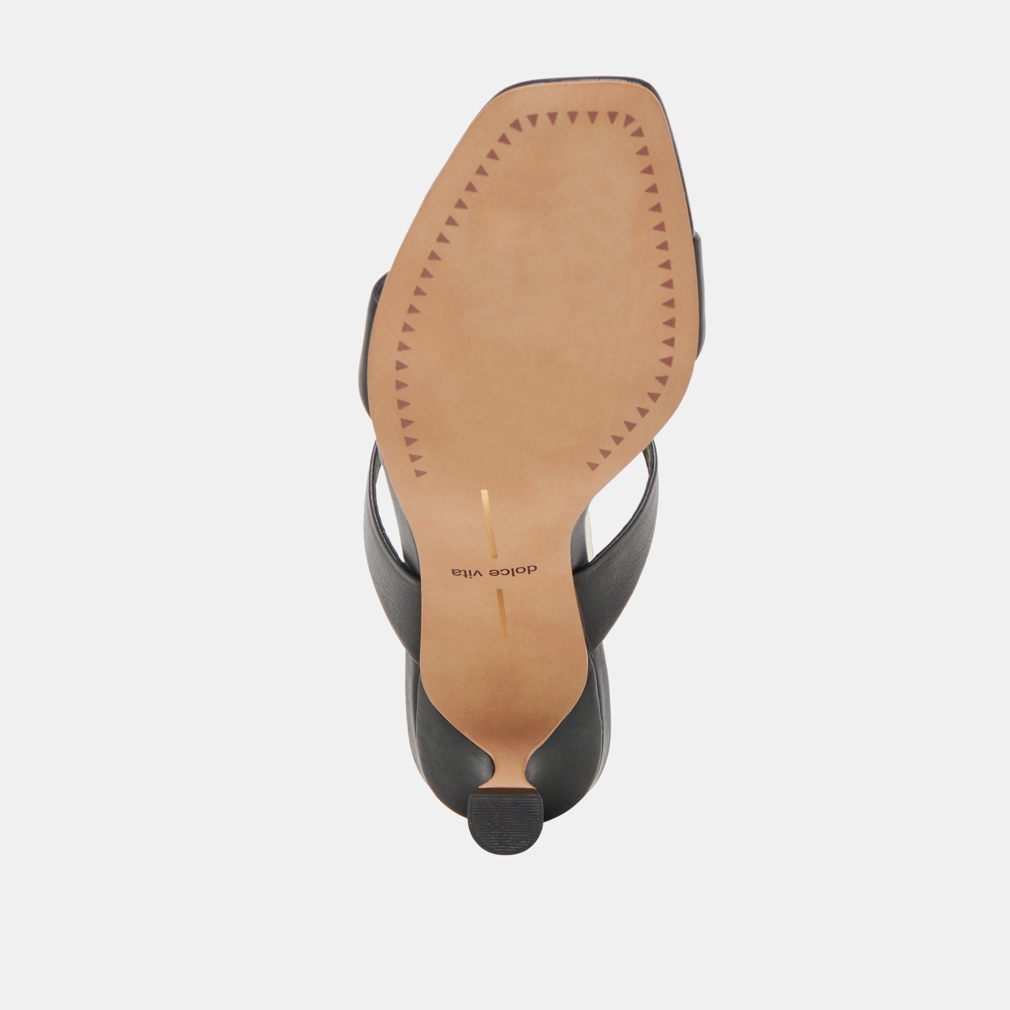 GENORA WIDE HEELS BLACK LEATHER - re:vita