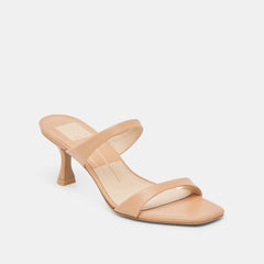 GENORA HEELS CAFE LEATHER - re:vita