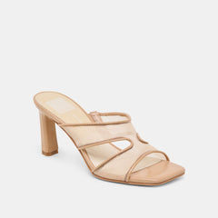 GITEL HEELS LIGHT TAN MESH - re:vita
