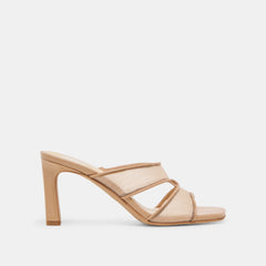 GITEL HEELS LIGHT TAN MESH - re:vita