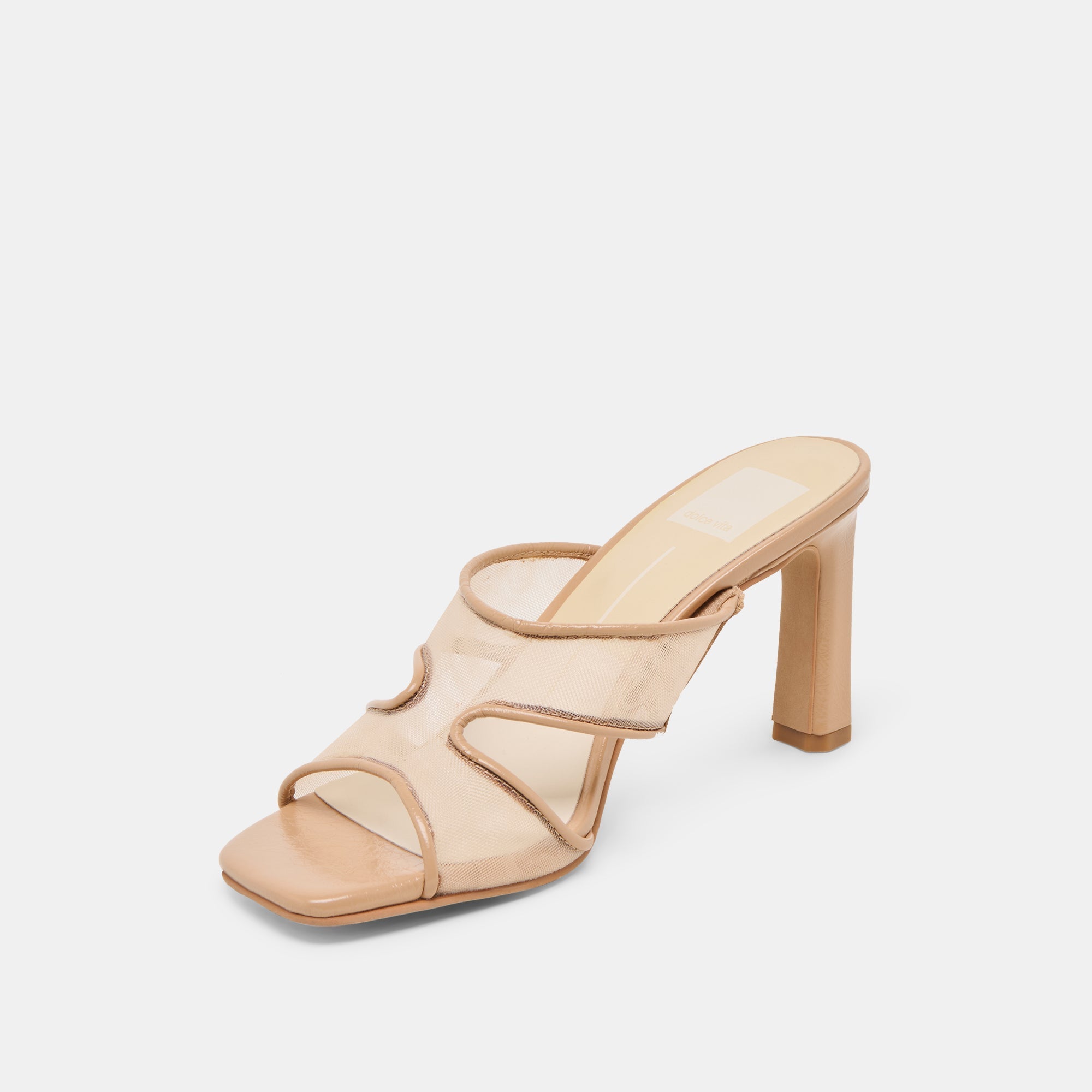 GITEL HEELS LIGHT TAN MESH - re:vita