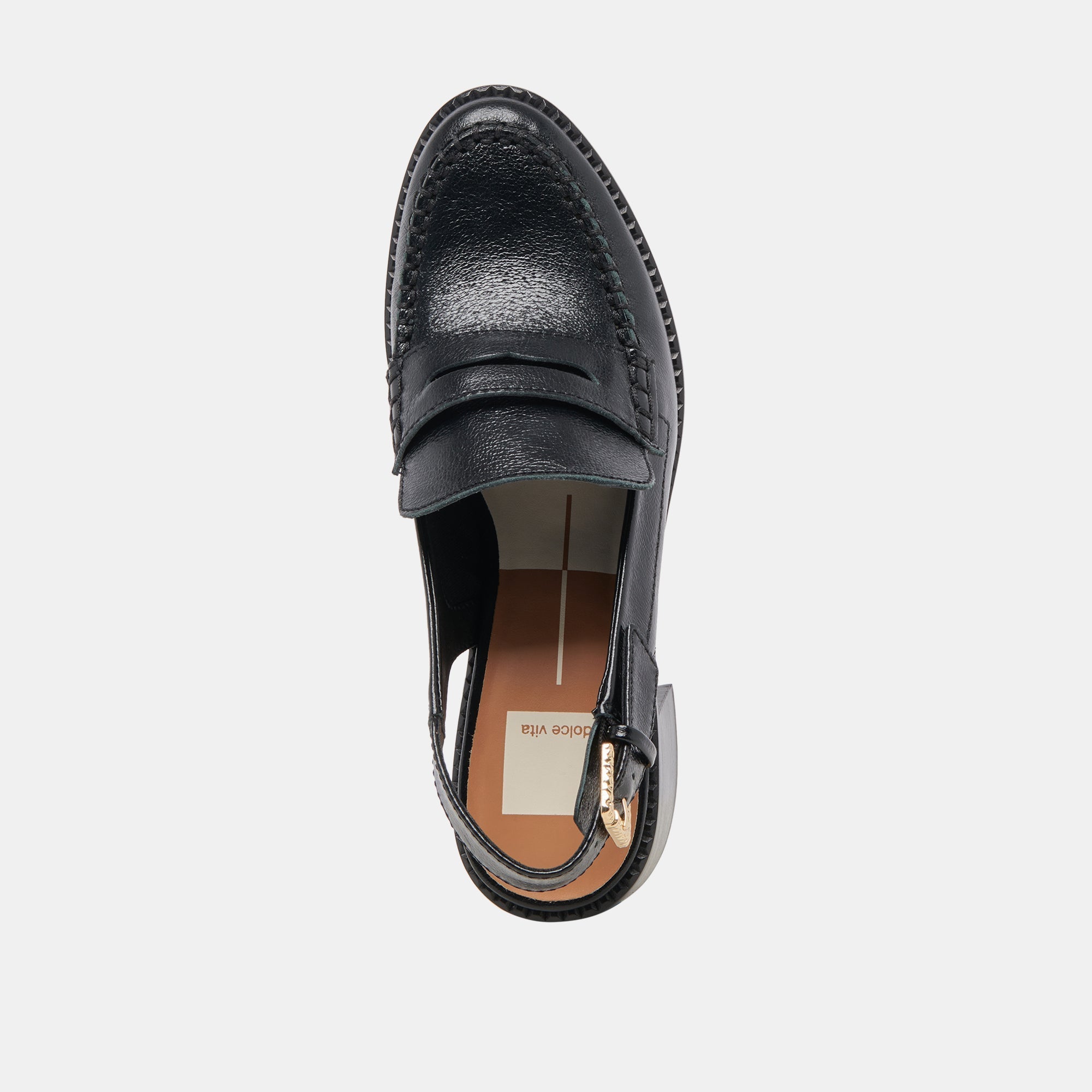 HARDI HEELS MIDNIGHT CRINKLE PATENT - re:vita