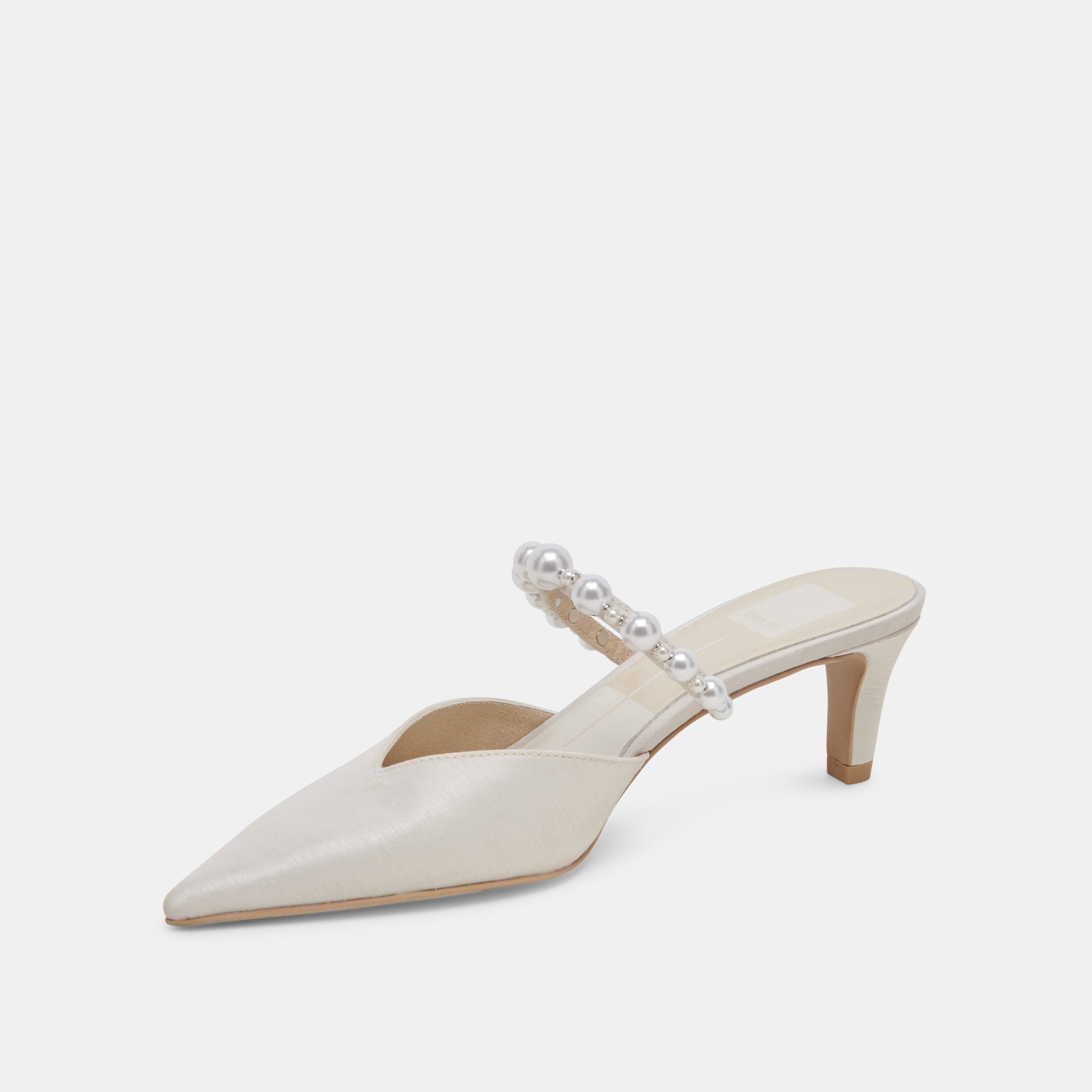 KANIKA PEARL MID HEELS VANILLA PEARLS - re:vita